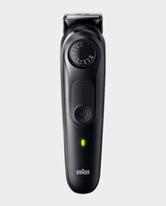 Braun BT5420 Beard Trimmer 5 for Men | 100-Min Runtime | Li-Ion Battery | Ultra Sharp Stainless Steel Blades | 40 Length Settings | Precision Wheel Control | 100% Waterproof | Easy Cleaning - Black