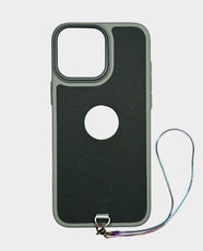 Strap Back Case for Apple iPhone 16 Pro Max | BC33 - Grey & Black