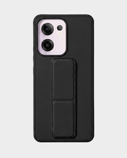 Back Case with Stand for OPPO Reno13 F - Black