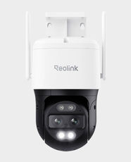 Reolink TrackMix W760 Outdoor Wi-Fi 6 PTZ Camera | Dual-Lens 8MP Ultra HD | 355° Pan and 90° Tilt | Auto Tracking and Smart Detection | 2-Way Audio | Dual-Band Wi-Fi | microSD up to 512GB | Google Assistant - White
