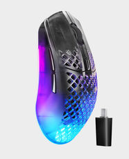 SteelSeries Aerox 3 Wireless Gen 2 Gaming Mouse | 6 Buttons | 100-26000 DPI | TrueMove Optical Sensor | 200 Hour Battery Life | Bluetooth 5.0 | Compatible with Windows and iOS | SS-MS-AEROX-3-WL-GEN2-SHA - Shadow