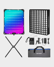 NEEWER FL100C 100W Flexible RGB LED Video Light Kit | DMX Control | 14700 Illuminance | 2500K-10000K Color Temperature | Inflatable Softbox Design | 7 Lighting Modes | 18 Scene Effects - Black