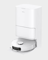 Mova E40 Ultra Smart Robot Vacuum Cleaner | 19,000Pa Suction | TurboForce 6 Motor | 4.5L Water Tank | Ultrasonic Carpet Detection | 3 Cleaning Modes | 5200mAh Battery | Google & Alexa Compatible - White