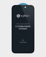 Xyklon 9H Flexible Edge Privacy Screen Protector for Apple iPhone 15 Pro | Anti-Scratch | Crystal Clear | Edge to Edge Protection