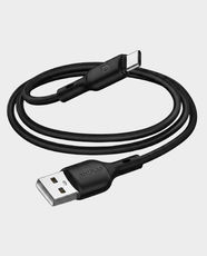 Porodo Blue USB-A to Type-C Charging Cable | 1m Length | 15W Fast Charging | 5000+ Bend Lifespan | Charge and Sync Data Transfer | Compatible with Smartphones, Tablets and USB-C Devices - Black