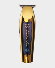 Wahl Profesional Cordless Detailer Li Gold Trimmer | Up to 100Min Runtime | Adjustable T-Wide Blade | High Carbon Steel Blades with Titanium and DLC Coating | Li-Ion Battery | LED Indicator | Zero-Gap Adjustable - Gold