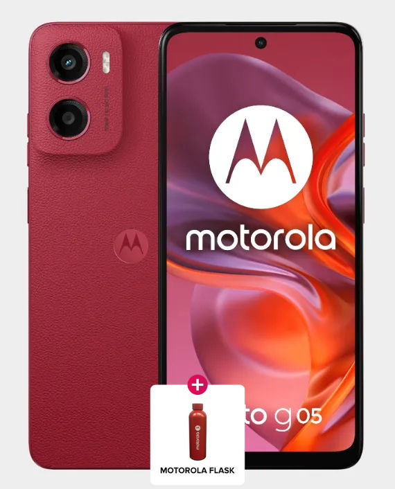 Motorola Moto G05 4GB 256GB (Motorola Flask) - Plum Red