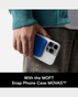 Moft Snap-On iPhone Stand & Wallet - Blackberry