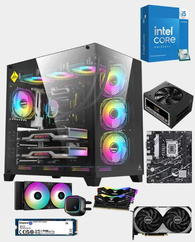 Gaming PC with Intel Core i5-14600KF, RTX 4070 12GB, 32GB DDR5 RGB, 1TB NVMe SSD, 750W PSU in Qatar