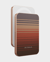 Pitaka Aramid Fiber Magnetic Power Bank 5000 mAh | Qi2 | 15W - Sunset