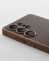 Pitaka Pin Button Case for Galaxy S25 Ultra - Black/Gold
