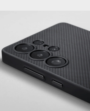 Pitaka Pin Button Case for Galaxy S25 Ultra - Black/Gold