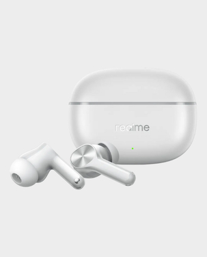 Realme Buds T200 Lite | AI ENC for calls | Up to 48 hours of Playback | Quad-Mic AI | Fast Charging | Bluetooth 5.4 - White