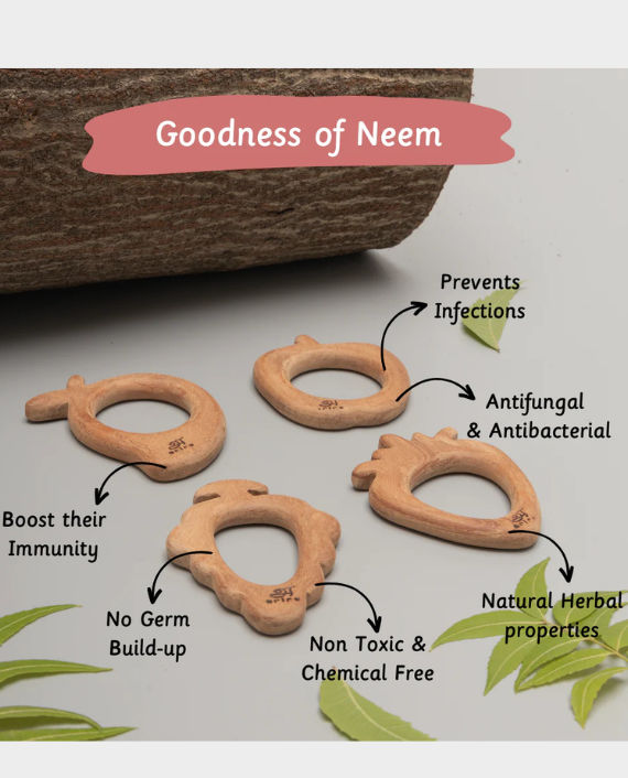 Ariro Toys Wooden Teethers-Treats