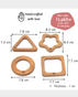 Ariro Wooden Teethers - Shapes
