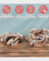 Ariro Wooden Rotating Puzzle - Insects