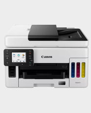Canon MAXIFY GX6040 All-In-1- Inktank Printer | Up to 600 x 1200 DPI | Up to A4 Sized Paper | Wi-Fi | Ethernet | Print | Copy | Scan & Cloud - White