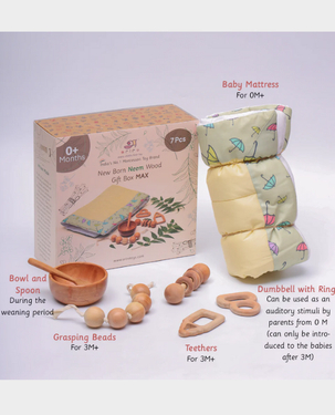 Ariro New Born Neem Wood Gift Box Max