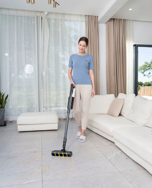 Karcher VC4S Cordless Handheld Vacuum Cleaner | Up to 60 min Runtime - White