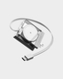 Sharge Retractable 65 Dual-port 65W Fast Charger With Built-in USB-C Cable (White) in Qatar