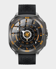 Swiss Military DOM 7 Smart Watch (Gunmetal Frame with Black Silicon Strap) in Qatar