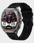 Swiss Military DOM 7 Smart Watch | 1.43" AMOLED Display | IP67 | Monitor Blood Pressure, Heart Rate & SpO2 | Wireless Charging | SM-WCH-DOM7-GUNF-BLKS - Gunmetal Frame with Black Siliconstrap