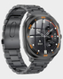 Swiss Military DOM 7 Smart Watch | 1.43" AMOLED Display | IP67 | Monitor Blood Pressure, Heart Rate & SpO2 | Wireless Charging | SM-WCH-DOM7-GUNF-BLKSTL - Gunmetal Frame with Black Metal Strap