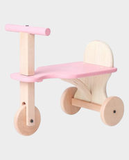 Ariro Tuk Tuk Wooden Tricycle (Pink) in Qatar