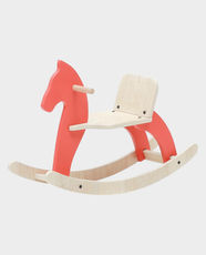 Ariro Traditional Rocking Horse For Kids - Red in Qatar