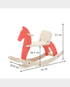 Ariro Traditional Rocking Horse - Red