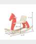 Ariro Traditional Rocking Horse - Red