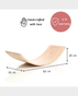 Ariro Wooden Balancing Board