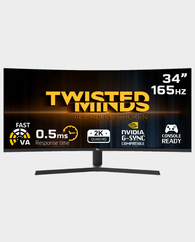 Twisted Minds 34", WQHD, 165Hz Ultra-Wide Curved Gaming Monitor in Qatar
