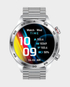 X.Cell Elite 5 Smart Watch Silver Frame with Silver Steel Strap + X.Cell Soul 16 Pro Stereo Earbuds  - Black