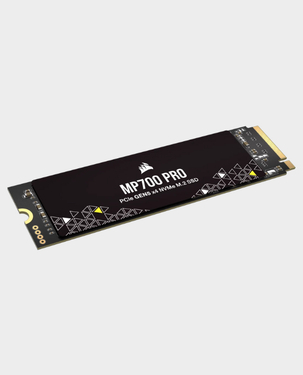 Corsair MP700 Pro 1TB NVMe M.2 Internal SSD | PCIe Gen 5.0 | M.2 2280 | Up to 11700MB/s | 3D TLC NAND | CSSD-F1000GBMP700PNH - Black