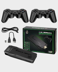 GAME Retro Game Console | HDMI Game Stick | 64GB TF Card | Classic System Emulator | 2.4G Wireless Plug - Black