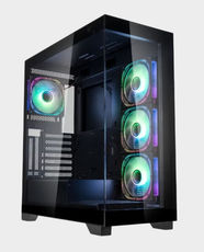 Aerocool B507F-G ARGB Gaming Case | ATX, Micro‑ATX, Mini‑ITX Motherboard Support | Tempered Glass Side Panel | ARGB Fan | Addressable RGB With Motherboard Sync | ACCM-MA03043.11 - Black