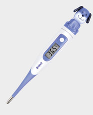 B.Well PRO-06 Flex Digital Thermometer | Flexible Tip | 10-Second Fast Reading | Waterproof Design | °C/°F Switchable | Memory Function | Fever Alarm Beeper | Auto Power Off | Suitable for Children - Dog Edition