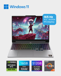 Lenovo LOQ 15AHP11 Gaming Laptop Ryzen 7 16GB 512GB RTX 5060 in Qatar