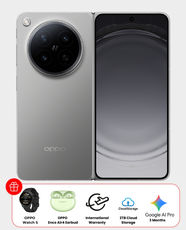 OPPO Find N6 5G 16GB 512GB (OPPO Watch S + OPPO Enco Air4 Earbud) - Stellar Titanium