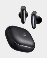 Anker Soundcore Wireless Semi-in-Ear Liberty Buds with ANC | 11mm Dynamic Drivers | Up to 30 Hours Playtime | 4-Mic AI Clear Calls | Spatial Audio | Hi-Res Audio with LDAC | IP55 Water Resistance | D1200H11 - Black