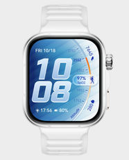HUAWEI Watch Fit 5 Pro | 1.92 inch 2.5D Sapphire Glass AMOLED Display | Aluminum Alloy | 10 Days Battery Life | 5ATM Water Resistant | 100+ Fitness Modes | Fluoroelastane Strap - White