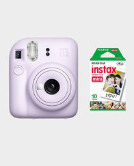 Fujifilm Instax Mini 12 Instant Camera With Film Lilac Purple in Qatar