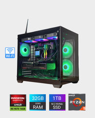 Pre-Build Gaming PC (Ryzen 5 7600X | RX 9070 16GB | ACER RGB 32GB | TB SSD | 80 Plus Gold 750W) in Qatar
