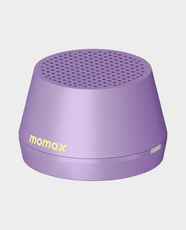 Momax 1-Vibe Go Lite Magnetic Wireless Bluetooth Speaker | Up to 12 Hours Battery Life | Advanced TWS Stereo | IPX4 Waterproof | Hassle-free pairing | Portable and Versatile | Bluetooth 5.4 - Purple