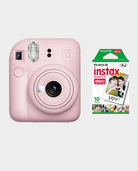 Fujifilm Instax Mini 12 Instant Camera With Film Blossom Pink in Qatar