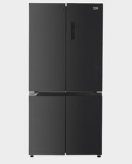 Beko French Door Refrigerator | 466L Capacity | ProSmart Inverter Compressor | Harvest Fresh Technology | 7 Segment Touch Display | Safety Glass Shelves | Child Lock and Open Door Alarm | GNO46622XPN - Black
