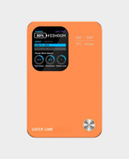 Green Lion G-Mag 3-In-1 5000mAh Power Bank | 15W Fast Wireless Charging | MagSafe Compatible | Aluminum Alloy Shell | Real-Time Display | Built-In Safeguards | GNMG3N1PB5OG - Orange