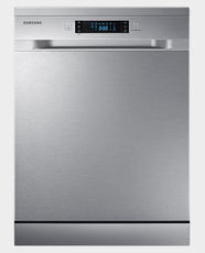 Samsung Dishwasher | 14 Place Settings Capacity | 7 Wash Programs | Hygiene Mode with Half Load Function | 60-Minute Express Wash and Dry | Wide Ice Blue LED Display | DW60M5070FS - Silver