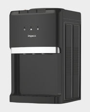 Impex 3 Tap Table Top Water Dispenser | 2.0L Cooling Tank Capacity | 1.0L Boiling Tank Capacity | 550W Heating Power | 100W Cooling Power | Compressor Cooling with Cabinet | WD 3903C - Black